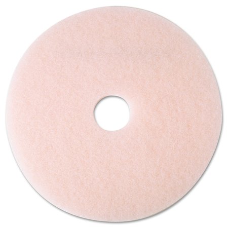 3M Ultra High-Speed Eraser Floor Burnishing Pad 3600, 19" Dia, Pink, PK5 360019